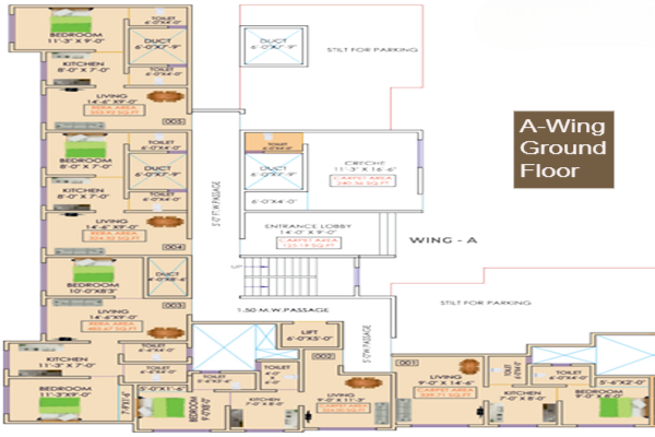 ABHI GARDEN 3 - A Wing - Ground Floor